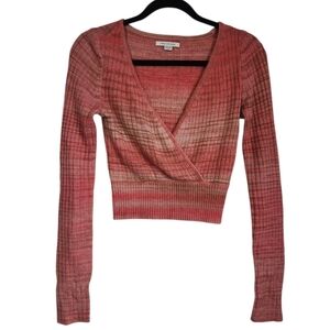 American Eagle Outfitters Coral Knit Sweater
